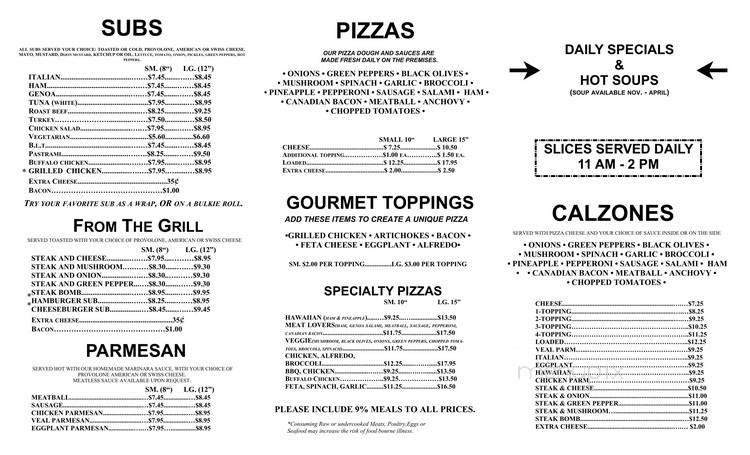 White Lake Pizza - West Ossipee, NH