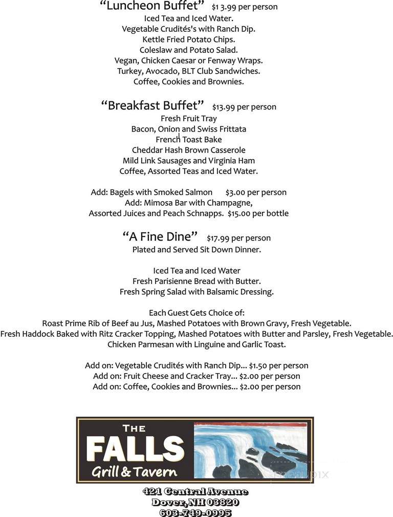 The Falls Grill & Tavern - Dover, NH