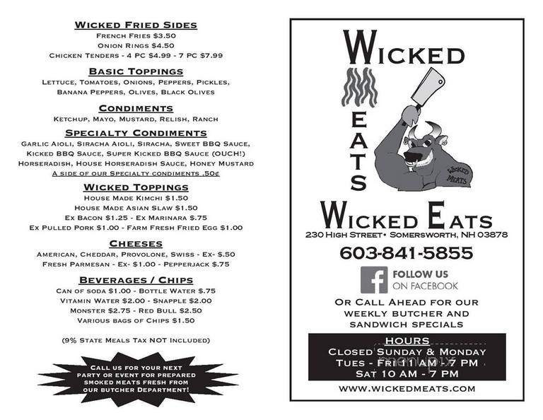 Wicked Meats - Somersworth, NH