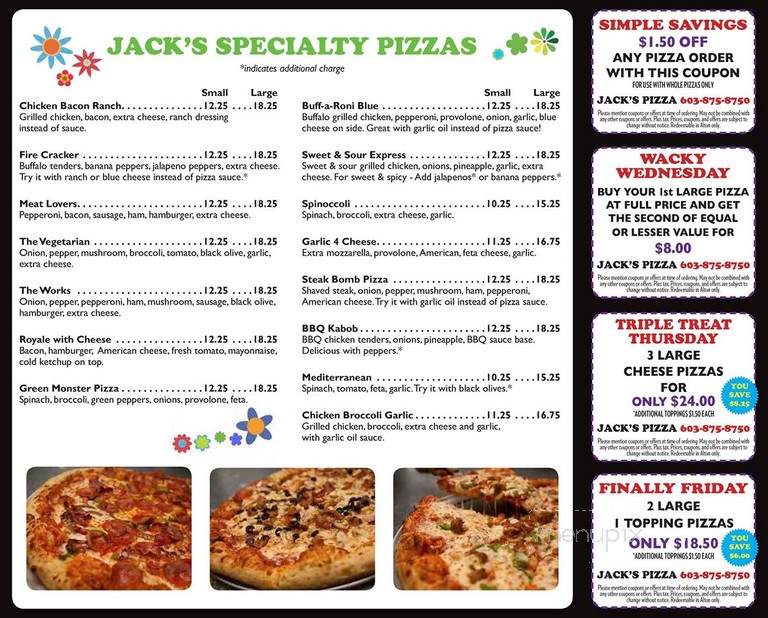 Jack's Pizza - Alton, NH