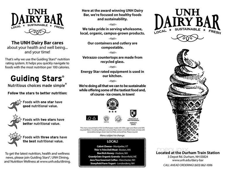 Unh Dairy Bar - Durham, NH